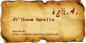 Ölbaum Agnella névjegykártya